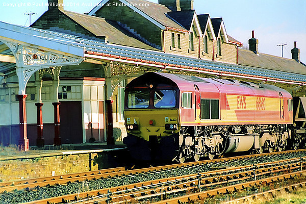Freight Train at Hellifield Picture Board by Paul Williams