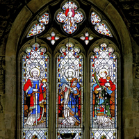 Buy canvas prints of Church Stained Glass Window by Paul Williams