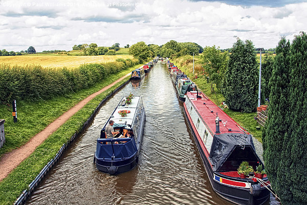The Shropshire Union Canal Picture Board by Paul Williams