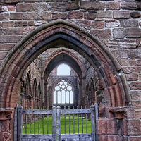 Buy canvas prints of Gate to Sweetheart Abbey by Paul Williams