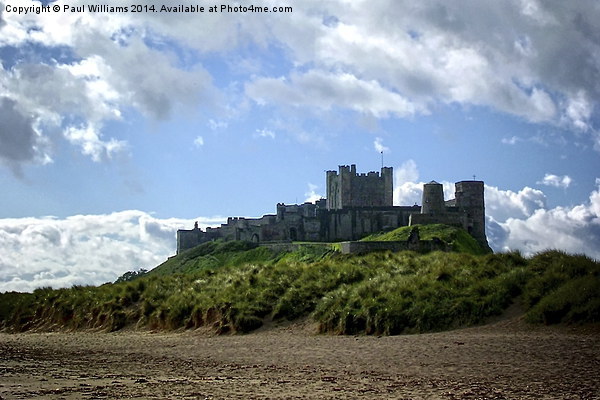Bamburgh Castle 2 Picture Board by Paul Williams