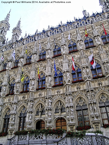 Facade to the Stadhuis, Leuven Picture Board by Paul Williams