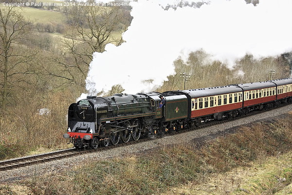 The Welsh Marches Express Picture Board by Paul Williams