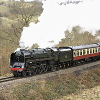 Buy canvas prints of The Welsh Marches Express by Paul Williams