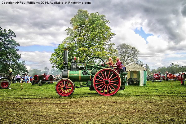 Steam Tractor Trials Picture Board by Paul Williams