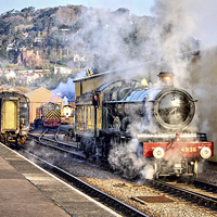 Buy canvas prints of Steaming by Paul Williams