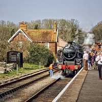 Buy canvas prints of Bishops Lydeard Station by Paul Williams