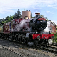 Buy canvas prints of GWR Hall class "Olton Hall" by Paul Williams
