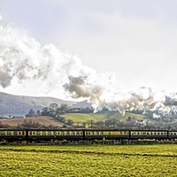 Buy canvas prints of Glorious Steam Train  by Paul Williams