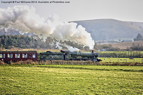  Speeding to Bishops Lydeyard Picture Board by Paul Williams