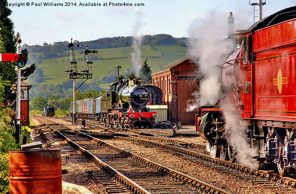  Steam Up! Picture Board by Paul Williams