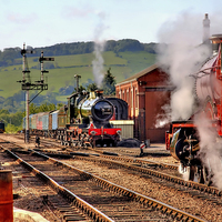 Buy canvas prints of  Steam Up! by Paul Williams