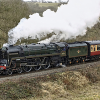Buy canvas prints of  Enthusiasts Steam Train Special 2 by Paul Williams