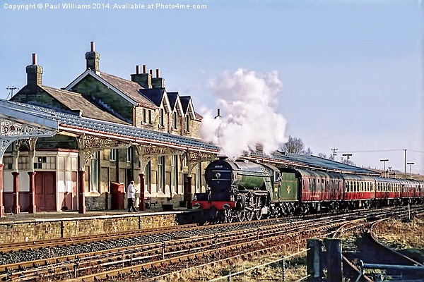 Steam at Hellifield Picture Board by Paul Williams