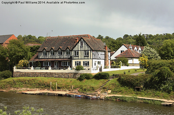  Riverside Dwelling at Bridgnorth Picture Board by Paul Williams
