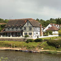 Buy canvas prints of  Riverside Dwelling at Bridgnorth by Paul Williams