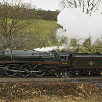 Buy canvas prints of The Duke of Gloucester on the SVR by Paul Williams