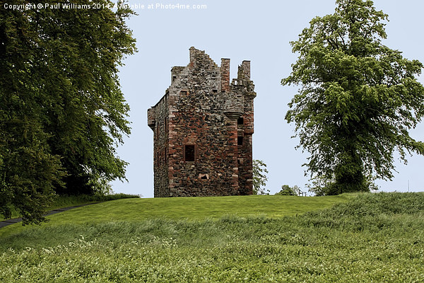 Greenknowe Tower  Picture Board by Paul Williams