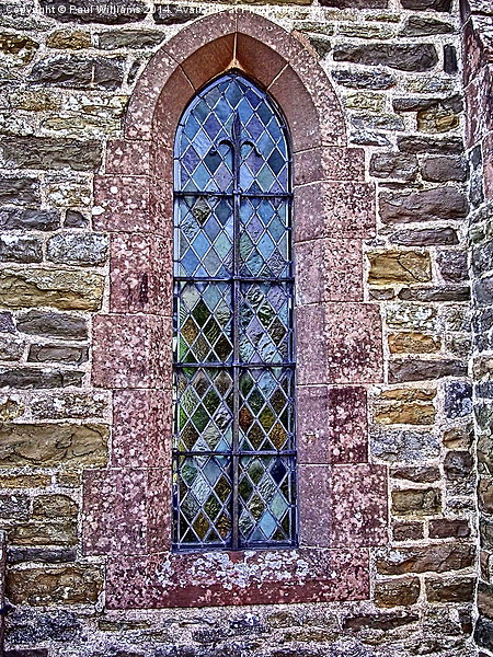 Leaded Church Window Picture Board by Paul Williams