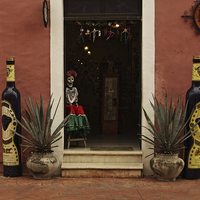 Buy canvas prints of The Tequila Shop by Paul Williams