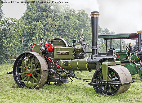 Steam Road Roller at Onslow  Picture Board by Paul Williams