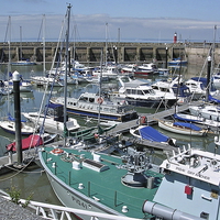 Buy canvas prints of  Watchet Harbour Marina by Paul Williams