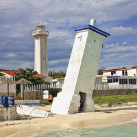Buy canvas prints of Puerto Morelos Lighthouses by Paul Williams