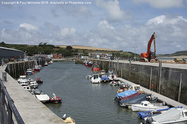 Padstow Harbour Picture Board by Paul Williams