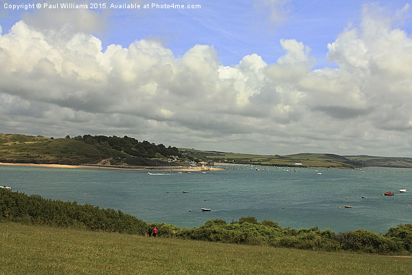  Padstow Bay and the Camel Estuary Picture Board by Paul Williams