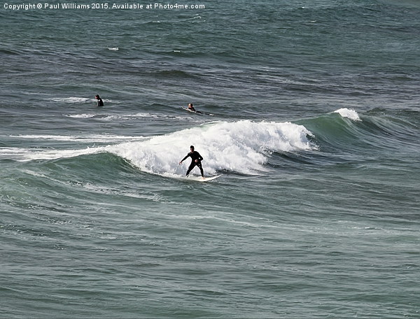 Surfers 2 Picture Board by Paul Williams