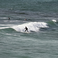 Buy canvas prints of Surfers 2 by Paul Williams
