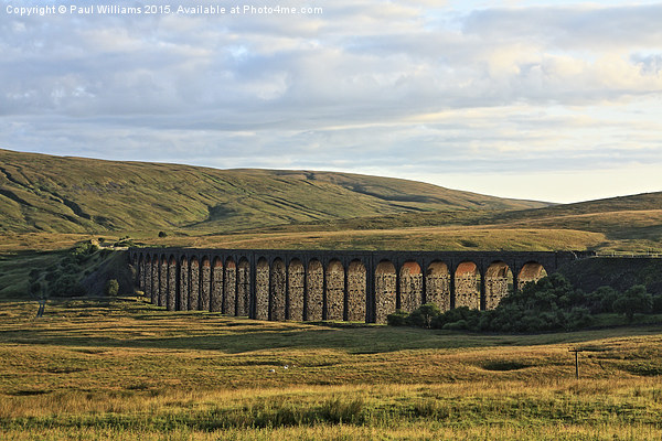Ribblehead Viaduct 2 Picture Board by Paul Williams
