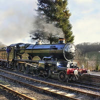 Buy canvas prints of Newspaper Train-Severn Valley Railway  by Paul Williams