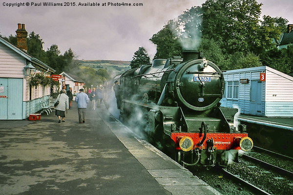  44767 at Grosmont Picture Board by Paul Williams