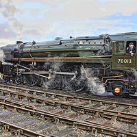 Buy canvas prints of 70013 "Oliver Cromwell" by Paul Williams