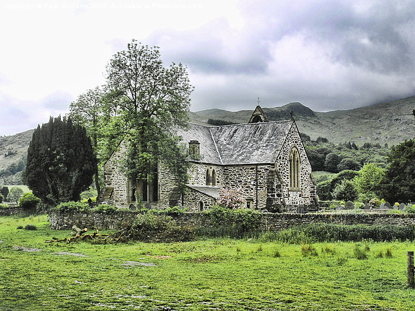  St. Mary's Church, Beddgelert Picture Board by Paul Williams