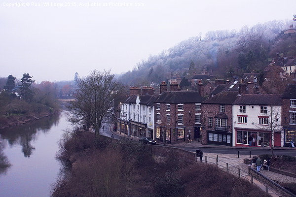  Winter Afternoon in Ironbridge Picture Board by Paul Williams