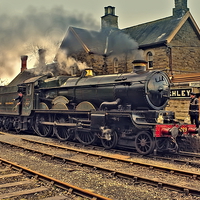 Buy canvas prints of  GWR 5029 at Highley by Paul Williams