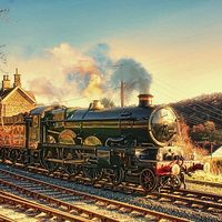 Buy canvas prints of Sunrise Steam  by Paul Williams