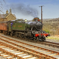 Buy canvas prints of 5164 Leaving Highley by Paul Williams