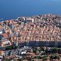 Buy canvas prints of Looking down on Dubrovnik by Steve Falla