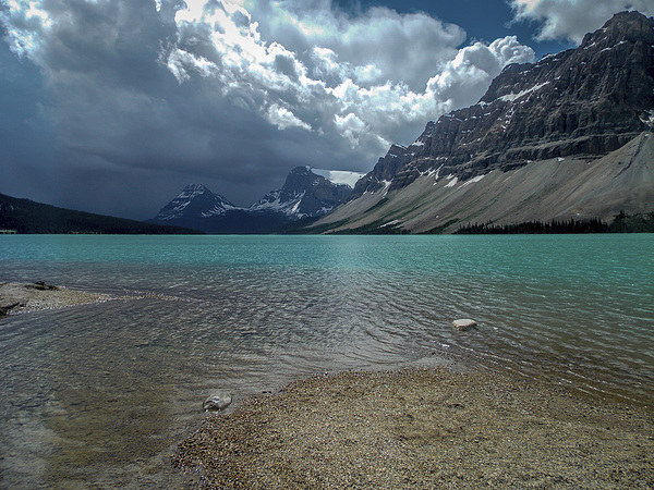 Rocky Mountains Canada Petyo Lake Picture Board by Chris Curry