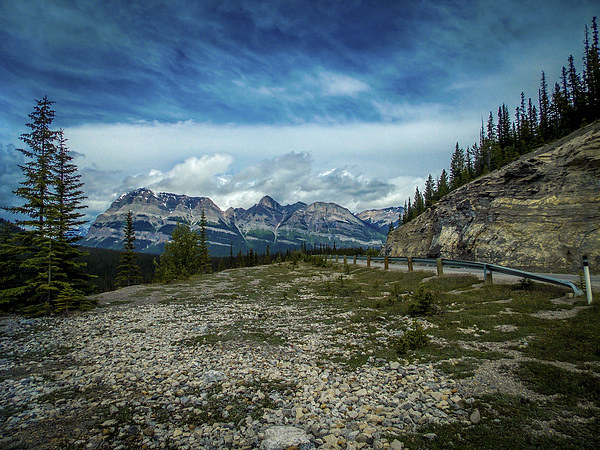 Trans-Canada Highway Rocky Mountains Picture Board by Chris Curry