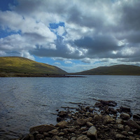 Buy canvas prints of Mourne Mountains Spelga Reservoir Northern Ireland by Chris Curry