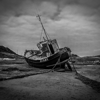Buy canvas prints of  Old Boat Cruit Island Kincasslagh Donegal Ireland by Chris Curry