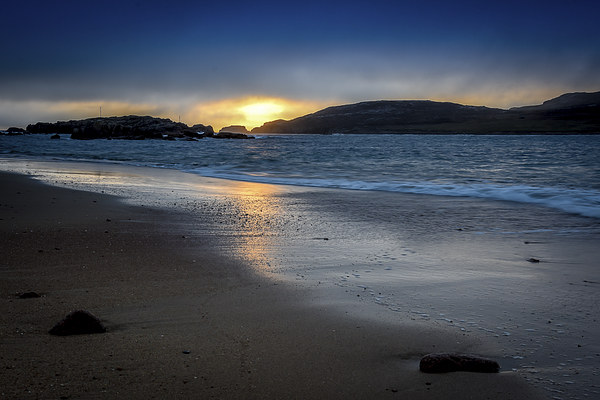 Ireland Cruit Island, Kincasslagh Donegal Sunset Picture Board by Chris Curry