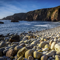 Buy canvas prints of  Bloody Foreland Rocks, Donegal Ireland by Chris Curry