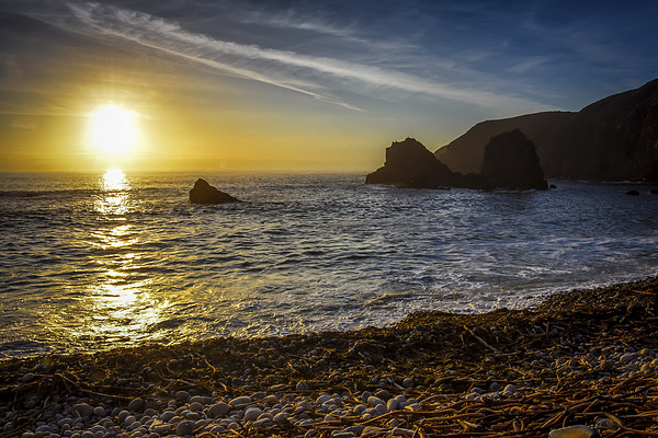  Irish Sunset, County Donegal Ireland Picture Board by Chris Curry