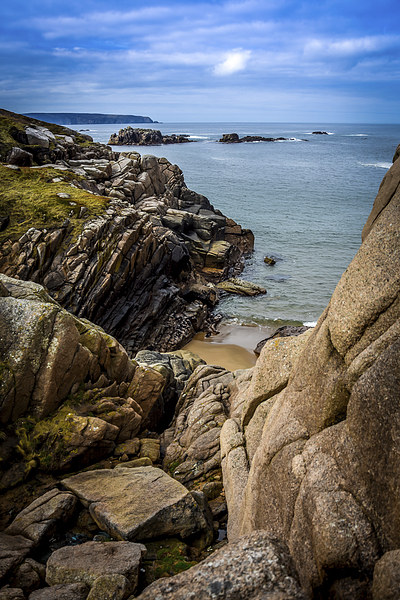 Cruit Island Granite Rocks Donegal Ireland  Picture Board by Chris Curry