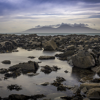 Buy canvas prints of St John's Point Northern Ireland Mourne Mountains by Chris Curry